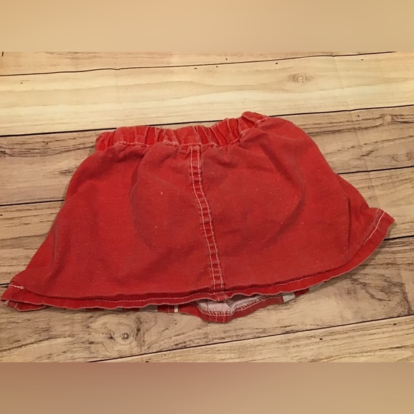 Vintage baby guess by George’s Marciano baby red & white skirt 24 months - Picture 5 of 6